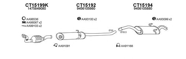 VENEPORTE 250198 Exhaust System